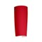 Besa Lighting Tomas Wall Sconce, Ruby Matte, Bronze Cap Finish, 1x8W LED 7041RM-LED-BR - alternate 1